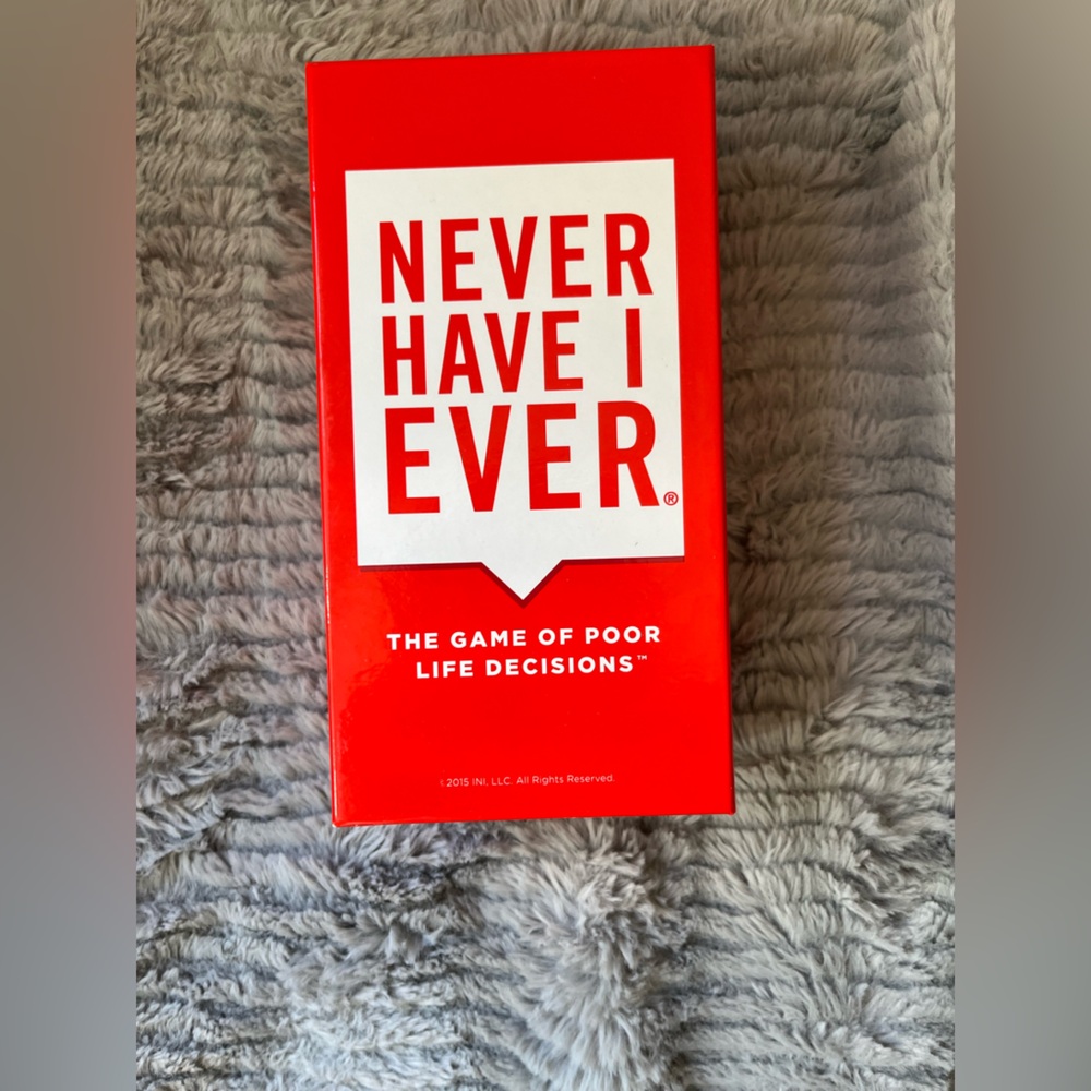Never Have I Ever Card Game